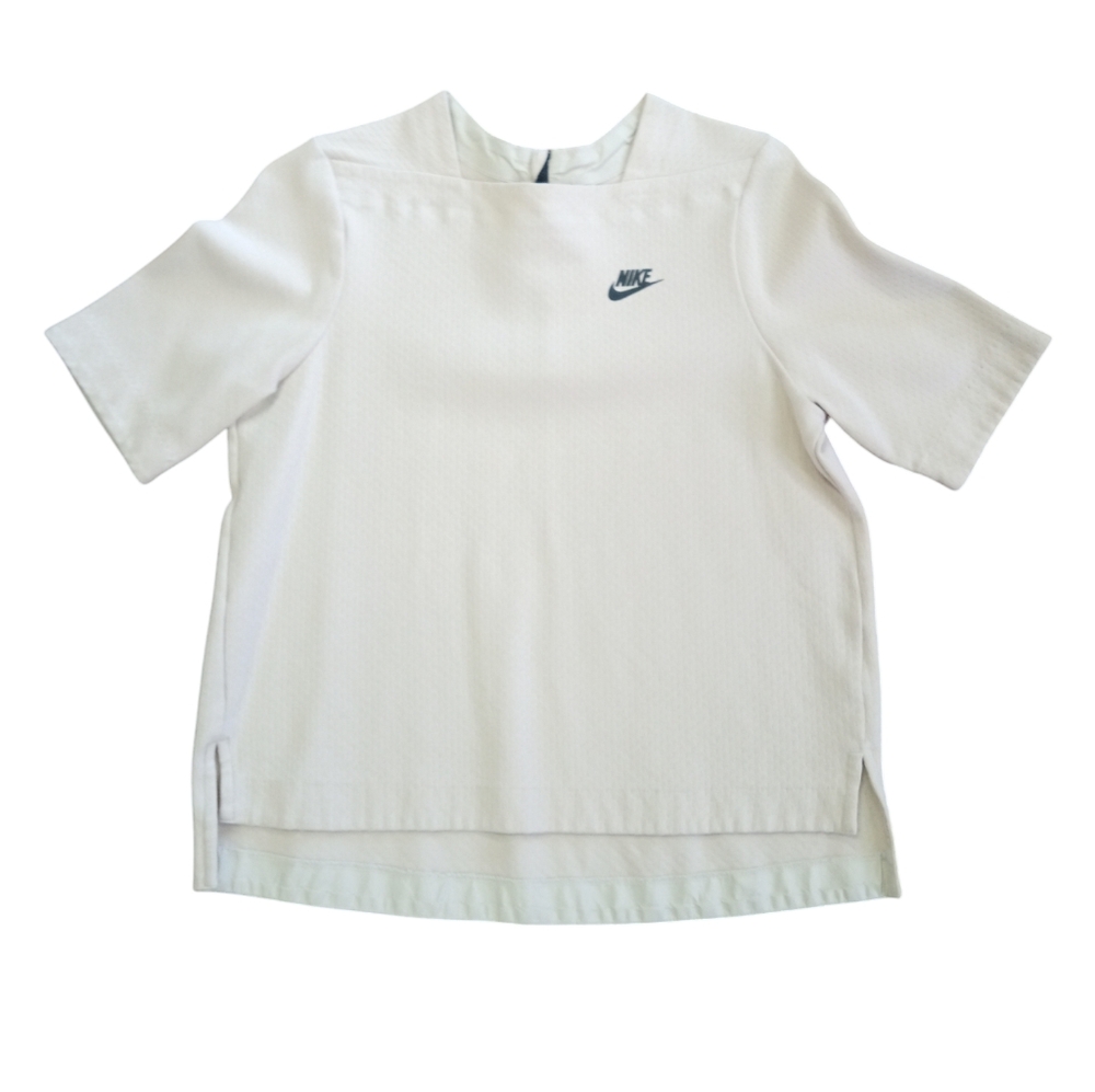 Nike Short Sleeve gym training zip size M